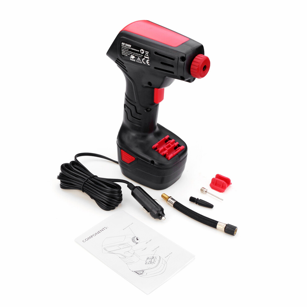 12V Cordless Tyre Inflator Electric Car Air Compressor Tyre Air Pump Digital Lcd 300743167054