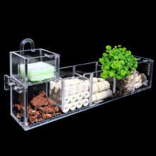 2/3/4/5/6 Griglie Acquario Serbatoio Pesci Stagno Filtro Esterno Scatola Set