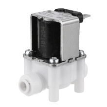 24V 1/4 Inch RO Waterzuiveraar Inlaatwater Solenoïde Ventiel 2 Elektromagnetische Ventielen voor RO Omgekeerde Osmose Puur Systeem
