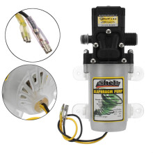 12V 45-60W 4L/Min Pompa ad Acqua Mini portable ad Alta Pressione con Diaframma Auto-Priming