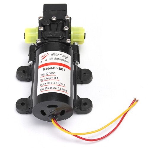 Pompa per acqua a pressione 12V auto-priming a diaframma per caravan/RV/barca/marina 2