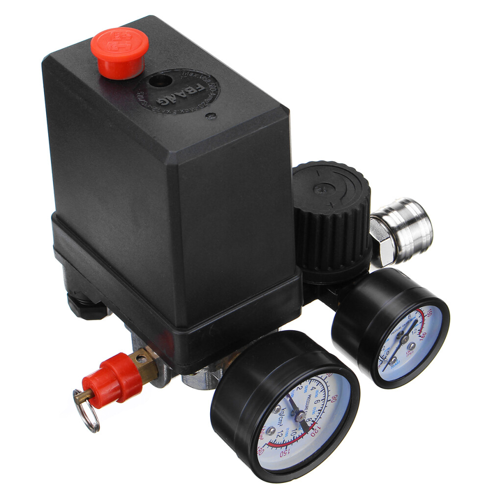 220V / 380V Air Compressor With Pressure Switch Control Valve Regulator Gauges 6900045960427