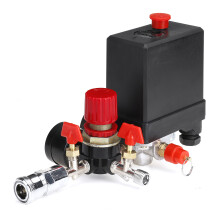 380V Luchtcompressor Drukschakelaar Regelklep 95 - 125PSI Regelaars Manometers