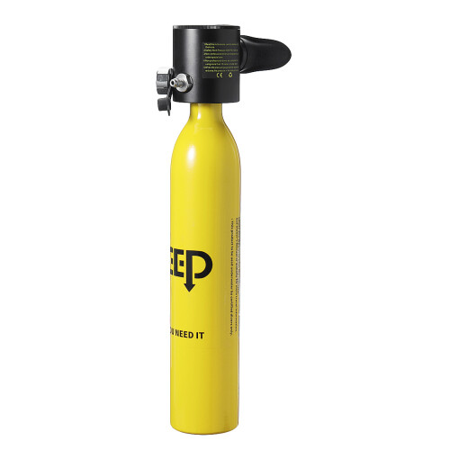 DIDEEP Duik Mini Scuba Cilinder Zuurstoftank Onderwater Ademset Geel 1