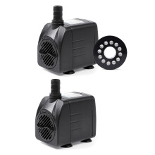 220V Mini Pompa Subacquea Silenziosa per Acquario Pompa di Ossigeno Pompa Colorata a LED per Acquario di Pesci