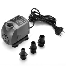 FA1500 Pompa Subacquea 220V 25W con Cavo di Alimentazione da 2M e 3 Ugelli per Filtri a Cascata e Laghetti per Pesci