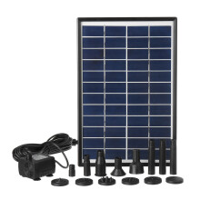 6W 500L/H Fontana Solare Pompa d'Acqua Sommersibile per Giardino Pompa Sommersibile con Ventose