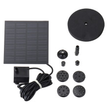 Pompa d'acqua a energia solare per fontana da bathroom per uccelli kit di pannello solare per fontana per piccoli stagni attrezzatura per pompaggi