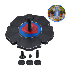 Pannello Fontana con Pompa per bathroom d'Uccelli Galleggiante a Energia Solare per Giardino Stagno Piscina
