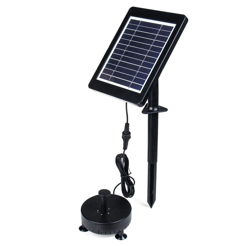 3.5W Brushless Solar Water Pump LED Solar Powered Water Pond Filter Pump Home Garden Submersible Fish Tank Fountains
