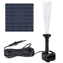 1.2W 180L/H Pompa d'Acqua a Pannello Solare Senza Spazzole per Fontana da Giardino Piscina Stagno Acquario