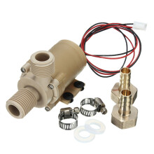 [US Lager] DANIU DC 12 V Solar Warmwasserzirkulationspumpe Bürstenloser Motor Wasserpumpe