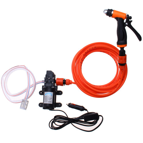 70W 12V Lavatrice portable electric ad Alta Pressione per Auto Pompa Autoadescante 1