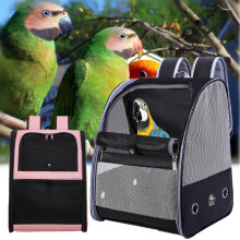 Vogel Papagei Träger Atmungsaktive Reisekäfig Tragetasche Haustier Schultertasche