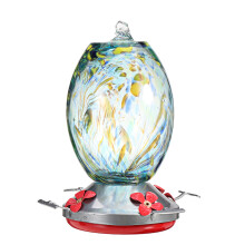 21 11cm Vogelhaus Kunststoff Blütenvogelhaus Buntes langlebiges Glasflasche Kolibri-Futterspender