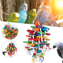 45 - 50CM Lengte Multicolor Huisdier Speelgoed Vogel Papegaai Kauwspeelgoed Voor Grote & Middelgrote Papegaai