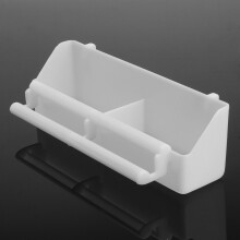 2Pz/set Porta cibo per uccelli ciotola per acqua e cibo per pappagalli supporto per piccioni strumenti per l'alimentazione della gabbia