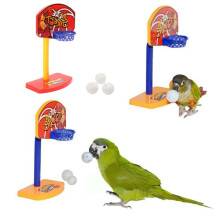 3 stuks huisdier vogels kauwparkiet bel ballen papegaai speelgoed vogel basketbalring prop
