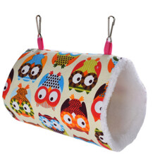 Tunnel Hammock Riscaldato per Piccoli Animali Letto Appeso per Furetti Ratti Gabbie Giocattoli per Animali Domestici