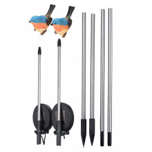 2Pezzi/Set Luce LED Solare per Uccelli da Esterno Giardino Prato Lampada Impermeabile per Cortile Decorazione Luce Stradale