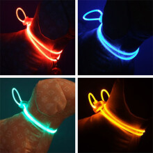 Collare luminoso a catena LED colorato per cani e gatti collare notturno con luce LED