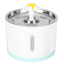 Automatischer Haustier-Trinkbrunnen 1. 5 W 100~240 V mit LED geräuschlosem Wasserspender - EU/US-Stecker