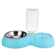 Distributori automatici Ciotola per gatti Ciotola per cani Distributore d'acqua per gatti Fontana per bere cibo Distributore d'acqua