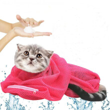 Haustier Katze Multifunktionspflege Taschen Nagelschneider Bad Schutz Taschen Ohrenpusten Haar Schönheits Tasche