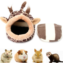 Kleine Huisdierbed Giraffe Kat Hond Slaap Huis Kennel Puppy Grot Mat Pad Nest