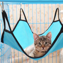 Amaca per gatti cani e animali morbida letto appeso comfort per cuccioli gabbia per furetti.