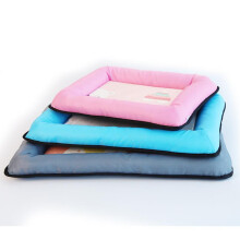 Sommer Haustier Kühlmatte Katzenmatte Quadrate bedruckte Kühlmatte Katzenbett