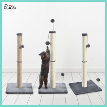 ELITE Katzenkratzbaum mit Sisal-Seil und Spielball für Haustiere