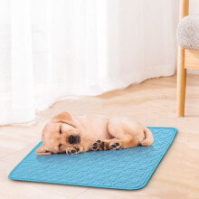 Sommer Tragbare Sommer Eis-Seidenmatte Haustier Kühlmatte Hundebett Bodenmatte Sofamatte Kennelmatte