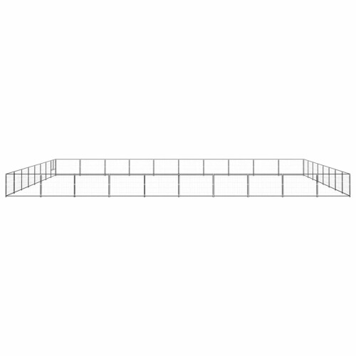Hondenkennel Zwart 775 ft? Staal 2