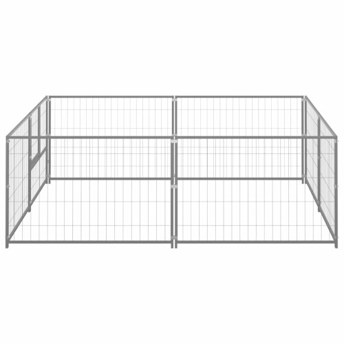 Hundehaus Silber 43. 1 ft Stahl 1