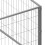 Hundehaus Silber 43. 1 ft Stahl 6