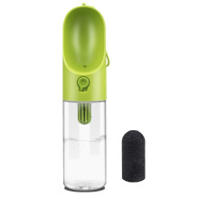 Distributore d'acqua portable per animali da viaggio Bottiglie ciotola per alimentazione all'aperto per cani filtrante kettle
