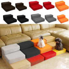 Luxus - Mesh - Klapp - Haustier - Rampe Treppe Stufen für kleine Hunde Welpen Katzen Tiere Matte Matten