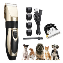 Rasoio ricaricabile USB per peli di animali kit tosatrice per gatti e cani forbici per toelettatura accessori portatili per cuccioli