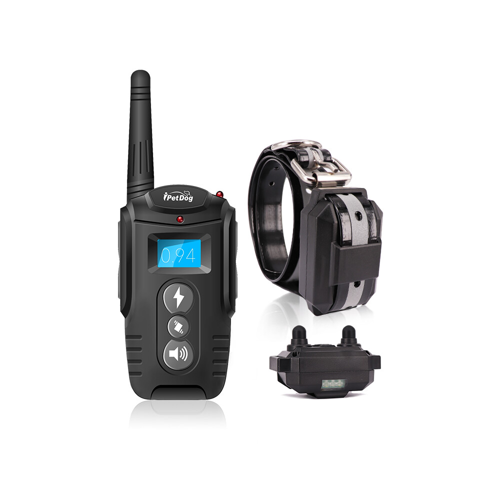Loskii BT-02 Dog Training Collar Pet Electronic Dog Training Remote Controlled Waterproof Dog Trainer 300M Remote Control
