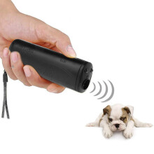 3 In 1 Dispositivo di Addestramento per Cani Repellente Antibark Ultrasonico con LED