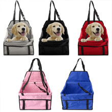 Draagbare huisdier hond auto drager zitplaats tas veiligheidsgordel booster waterdichte mand veiligheidsnet hangende tas puppy kat benodigdheden
