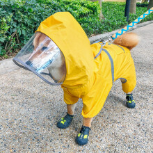 Hunde - Regenmantel für vier Füße wasserdichte Haustierartikel Kleidung für den Frühling geeignet für regnerische Tage von