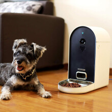 DOGNESS Distributore Automatico di Cibo per Animali Domestici con WiFi e Telecamera Intelligente Controllo APP Distributore di Cibo per Animali D