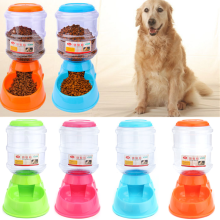 3.5L Distributore Automatico di Acqua e Cibo per Animali Domestici Grande Mangiatore per Cani e Gatti Ciotola per Animali Domestici