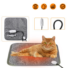Cuscinetto Riscaldante per Cani Gatti Cuccioli Protezione da Spegnimento Letto electric Riscaldato Impermeabile Filo Resistente ai Morsi
