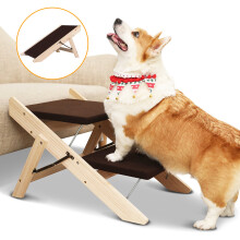 Scala Rampetta portable Pieghevole 2-in-1 per Cani e Gatti - Gradini per Cuccioli e Accessori