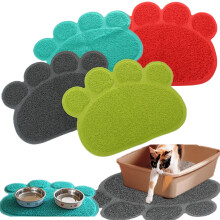 Huisdier Hond Puppy PVC Kat Schaal Voer Mat Eetmat Veeg Schoon Mat