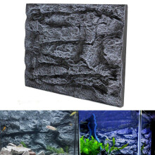 2 Pezzi Sfondo Acquario in Schiuma 3D Roccia per Pesci Rettili Marini