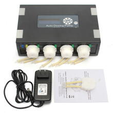 NIEUWE DP - 4 Jebao Auto Doser Pomp Marine Aquarium Reef Doser Metering Pomp 110V~230V